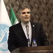 دکتر هاشم آقازاده رئیس دانشکده تجارت و مالیه دانشگاه تهران